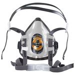 VENUS V-900 Half Face Respirator Mask without Cartridge, ISI Certified Reusable Dust Respirator Mask, Use with Gas filters, Anti-Pollution Mask, Respiratory Protection