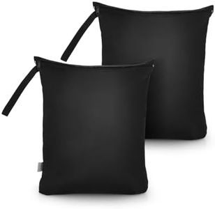 OTraki Bolsa Húmeda Seca-2PCS Bolsa Ropa Sucia Wetbag Impermeable Reutilizable con Cremallera Bolsa de Almacenamiento para Gimnasio, Natación, Hogar, Viaje, 40 x 50 cm