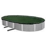 Blue Wave Silver 12-Year 15-ft x 30-ft Oval Above Ground Pool Winter Cover