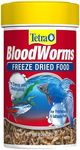 Tetra BloodWorms 0.25 Oz, Freeze-Dried Food for Freshwater and Saltwater Fish, Seafood (Pack of 1)