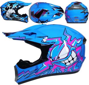 Youth Kids ATV Motocross Helmet – Blue