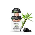 DR.RASHEL Bamboo Charcoal Nose Pore Strips | Activated Charcoal | Painless Blackhead Removal, Oil Control & Deep Dirt Cleansing | 20 PCS