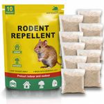 10P Natural Mouse Repellent with Peppermint Oil–Non-Toxic, Long-Lasting & Eco-Friendly Rodent & Pest Control for Home, Kitchen, Warehouse & Garden–Effective Deterrent for Mice, Rats, Spiders & Roaches