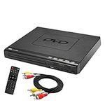 Nicoone DVD Player for TV, USB 3.0 Slim Portable DVD Burner/Writer/Player with AV Output for Elderly, CD Player for Home Stereo System, HDMI and RCA Cable Included