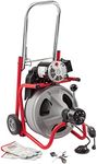 RIDGID K-400 Drain Cleaning 115-Volt Drum Machine Kit with AUTOFEED Control and C-32IW 3/8" x 75' Cable