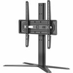 One For All Solid Table top TV Stand – Screen Size 32-65”- LCD/LED/Plasma/OLED/QLED TVs – 90° Swivel and 15° tilt motion - Height adjustable – Max weight 40kg – VESA 600x400 – WM4471