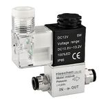 Heschen Electrical Pneumatic Solenoid Valve 2V025-08 12VDC PT1/4 2/2 Way Normally Closed IP65 CE