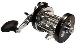 Abu Garcia Ambassadeur Seven, Fishing Reel, Round Baitcast Reels, Conventional Fishing, Unisex, Black, 7000 | Right Hand