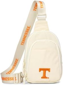 Tennessee Sling Bag Quilted Crossbody Bags for Women/Men, Travel Sling Bag with Convertible Shoulder Strap, Cross Body Bag for Gift, Tailgate & Concert | NC-HB-TEN-018-BG
