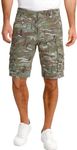 Match Men's Twill Comfort Cargo Short Without Belt, Forest camo, XX-Large (xx_l)
