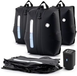 TAILI Travel Vacuum Compression Storage Bags with Wireless Pump -Vacuum Seal Bags (3Pack) for Travel Essentials, Space Saving, Wear-resistant & Waterproof Packing Cubes backpack for Clothing& Luggage
