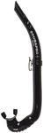 SCUBAPRO Apnea Snorkel for Freediving, Foldable J-Tube Design with Removable Upper Barrel, Black