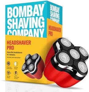 Bombay Shaving Company Head Shaver Pro | 120 Min Charge time, 90 Min Run time, Charging Indicator | IPX6 Waterproof, 2 Years Warranty | Head Shaver for Bald Men | Hair Trimmer for Men