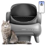 Neakasa M1 Open-Top Self-Cleaning Cat Litter Box, Automatic Cat Litter Box with APP Control, Odor-Free Waste Disposal Includes Trash Bags