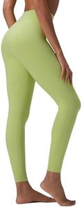 baleaf Freeleaf Broadway High Waisted Leggings for Women, 25" Dance Yoga Workout Running Athletic Tummy Control Soft Pants with Pockets, Light Green XS