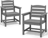 SERWALL Patio Dining Chair Set of 2