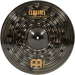 Meinl 18" Crash Cymbal - Classics Custom Dark - Made in Germany, 2-YEAR WARRANTY (CC18DAC)