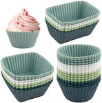 Bekecidi 32PCS Silicone Baking Set - Ultra-Durable, Food-Grade, Heat Resistant Moulds for Cupcakes, Muffins, and Delectable Desserts!