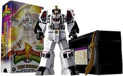 Power Rangers Mighty Morphin Megazord 7 inch Classic Figure Collector Set (White Tigerzord)