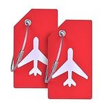 2Pack Silicone Luggage Tag with Nam