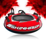 SKINHAWK Professional Snowtube Diameter 100 cm Red Sledge Bob Sledge Tyres Snow Tyres