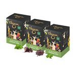 CHAYAM Peppermint Tea with Chocolate, Cocoa Nibs | 20 Tea Bags, Pack of 3 | Refreshing Peppermint Tea |100% Natural Chocolate Flavour | No Added Sugar | Dessert Teas