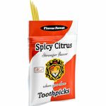 Spicy Citrus Flavored Cinnamon Toothpicks - 100ct