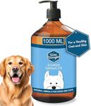 Wee Doogie 100% Pure Salmon Oil for Dogs UK | Fish Oil for Cats, Horses & Pets (1L) | 100% Pure Natural Food Grade Supplement | Omega 3, 6, 9 For Skin, Coat, Itchy Dogs, Joint, Heart, Brain Health