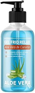QKnatur - GEL FRIO ALOE VERA DE CANARIAS BIO - Con extracto de Arnica y Calendula. Efecto refrescante y calmante, alivia las piernas cansadas, estimula la circulación (250 ml)