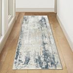 Famibay Runner Rugs for Hallway Non Slip 65x180cm Kitchen Carpet Runners Washable Hall Runner Rugs Long Hallway Rug Carpet Floor Mat for Hallway Entryway Kitchen Laundry Room Living Room