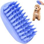 Bath Brush for Pet Grooming & Massage - Rubber Scrubbing Brush for Showers, Ideal for Long & Short Haired Dogs and Cats, Essential Puppy Accessory, Long Pins [We Love Doodles]