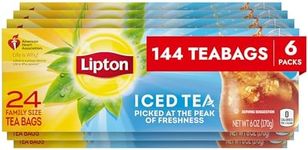 Lipton Unsweetened Iced Tea Bags, F