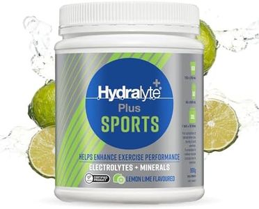 Hydralyte Plus Sports Lemon Lime Flavoured Powder 900g - Rehydration with Added Minerals for Sport and Training