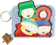 South Park Applique Character Art Faux Shearling Card Wallet