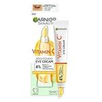 Garnier Eye Cream, With 4% Vitamin C, Brightening Eye Treatment For Dark Circles, Prevents Under Eye Bags And Puffiness, Vitamin C*, 15ml