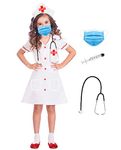 Rudra Fancy Dress Doctor coat for kids nurse costumes for kids fancy dress costumes for boys & girls fancy dress competition for age group 3 to 12 yrs