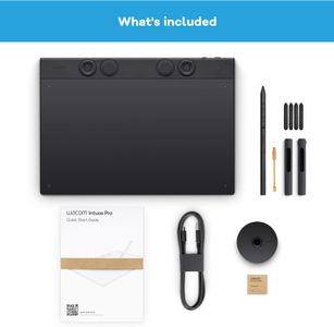 Wacom Intuos Pro Medium Graphics Tablet – Pressure Sensitive Pen