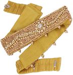 VAMA South Indian Gold Cloth Saree Belt For Women