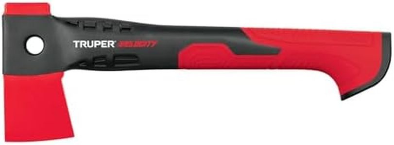 Truper Hache 0,5 kg, nylon rouge, 14 cm, Charpentier, Moderne, pour Couper et Fendre du Bois