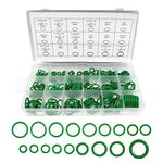 Boatsea 270pcs Rubber O Ring Assortment Kits 18 Sizes Sealing Gasket Washer Made of Nitrile Rubber for Car Auto Vehicle Repair, Professional Plumbing, Air or Gas Connections, Green