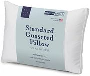 Ella Jayne Bed Pillows for Sleeping - Single Queen Size Pillow - 100% Cotton Shell - Memory Fiber Fill - Medium Support for Stomach, Side & Back Sleepers - Luxury Hotel Collection