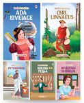 Story Books for Kids - World Scientists (Illustrated) (Set of 5 Books) - Biographies for Children - Rosalind Franklin, Pythagoras, Carl Linnaeus, Nikola Tesla, Ada Lovelace - Age 6+