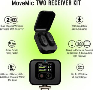 Shure MoveMic Two Wireless Lavalier Microphone – Dual Channel