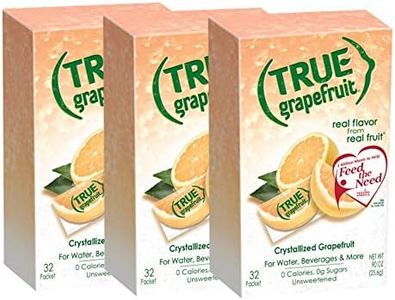 True Citrus True Grapefruit Crystallized Grapefruit 32 Packets (3 Boxes 96 Total Packets)