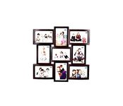 JaipurCrafts Premium Collage Rectangle/Square Photo Frame For Wall Decoration(Photo Size-4 X 6,9 Photos)(Wooden),4x6 inch