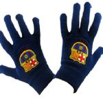 FC Barcelona Gloves (Navy - Crest)