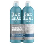 Bed Head by TIGI Recovery Shampoo & Conditioner Set, 2x 750ml, Deep Moisture for Dry & Heat Damaged Hair, Salon-Pro Hydrating Treatment to Control Frizz & Colour Protection