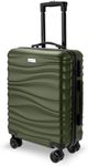 AVIO Wave Cabin Suitcase 55x40x20cm – Lightweight Hard Shell Carry-On with Spinner Wheels, 3-Digit Lock & Organiser Pockets – Fits Ryanair, easyJet, Jet2