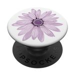 PopSockets Purple Flower Daisy Pop Up Hand Grip,Cellphone Button Holder PopSockets PopGrip: Swappable Grip for Phones & Tablets