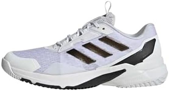 adidas Men's Crazyflight 6, White/Black/White, 9